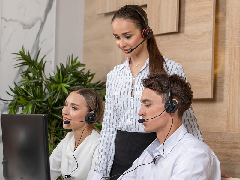 Проводная гарнитура VT1000 RJ9(03)